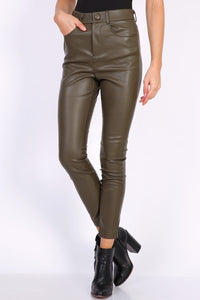 Faux Leather Women's pants.
